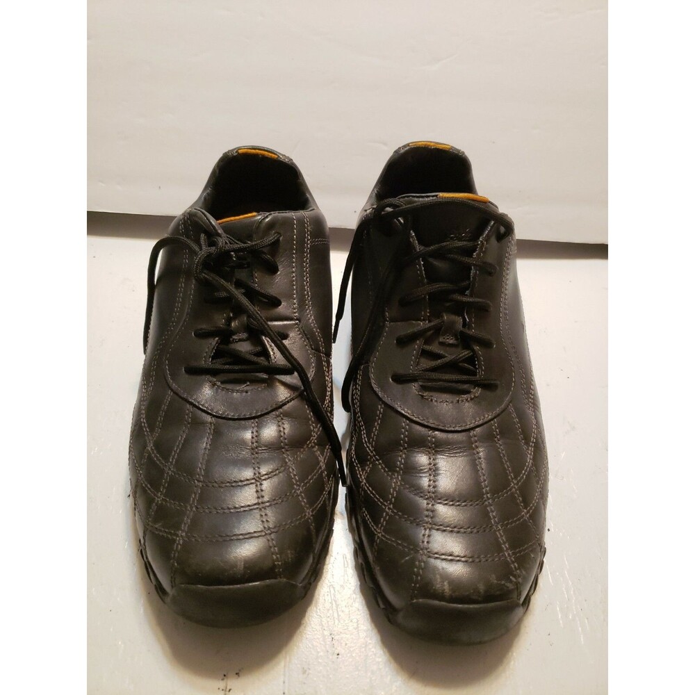 Timberland Mens Black Leather Smart Comfort Lace Up Driving Shoes US Size 11 M